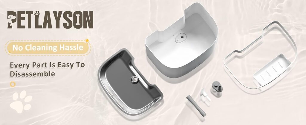 pet layson 8 pack cat water fountain filter replacements compatible with m1 or m1 pro(3.6l/122oz)