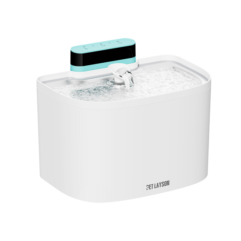 pet layson 8 pack cat water fountain filter replacements compatible with m1 or m1 pro(3.6l/122oz)